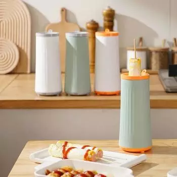 Машина для приготовления яичных рулетов 1 шт., автомобиль, дом, двойное назначение, машина для завтрака, омлет, сосиски, чашка для яиц, бытовая, все для себя, рулетики из ветчины, маленькие белый/серый