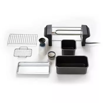 Машина для приготовления рисовых крекеров LITHON с набором для приготовления сакэ Sake Tokkuri не выделяет напитки в Drinks at Easy до 1 года расширенной гарантии (Хот-пот, Очоко), Дым,