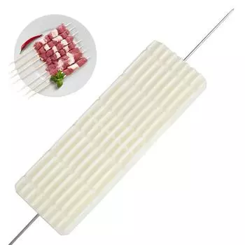 Машина для приготовления шашлыка в один ряд Машина для приготовления шашлыка из мяса на гриле Пресс-машина для приготовления шашлыка Многоразовый пластиковый инструмент для приготовления шашлыка Инструмент для приготовления шашлыка