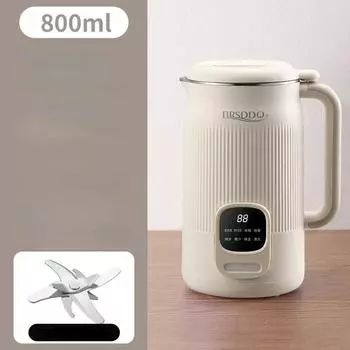 Машина для приготовления соевого молока, автоматическая, новая, без фильтра, маленькая, многофункциональная, без фильтра, для приготовления пищи коричневый