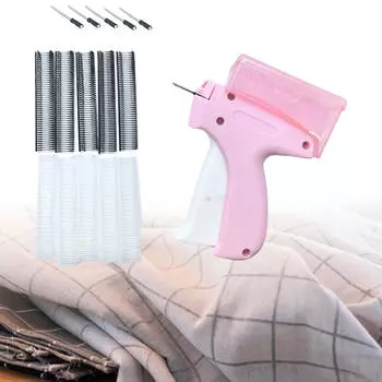 Машина для пришивания бирок к одежде с 5 штифтовыми головками. Цена на этикетку