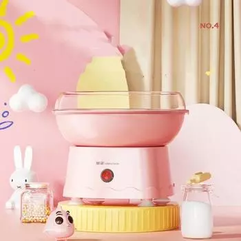 Машина для производства сладкой ваты 1 шт., детская фантазийная электрическая машина для приготовления сладкой ваты, небольшой домашний подарок на день рождения, портативная синий