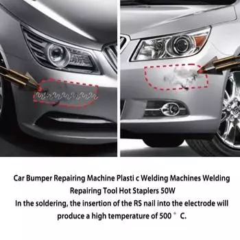 Машина для ремонта автомобильного бампера, сварочные аппараты для пластика, инструмент для ремонта сварки, горячие степлеры, 50 Вт EU Plug