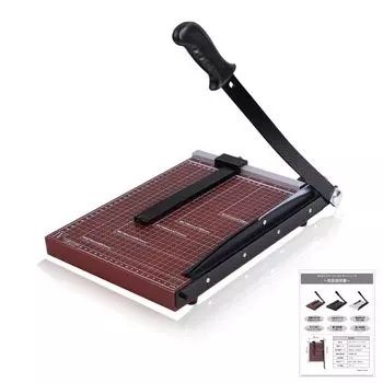 Машина для резки Cercano, резак для бумаги формата А4, резак для бумаги, картона, пластика, кожи, конверта для домашнего использования, мини-самообслуживания (коричневый)
