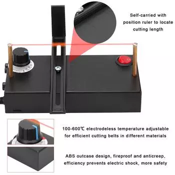 Машина для резки лент, самодельная веревочная лента, ручной режущий инструмент, домашний самодельный станок для резки лент, термический резак для домашнего использования