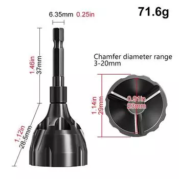 Машина для снятия заусенцев и фасок, снятие фасок по внешнему кругу, обрезка галтелей резьбы, обрезка винтов и болтов, сверлильный инструмент