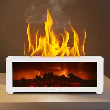 Машина для создания стойких ароматов в спальне, мини-диффузор для дома, диффузор эфирных масел Flame, настольный ароматерапевтический диффузор чёрный