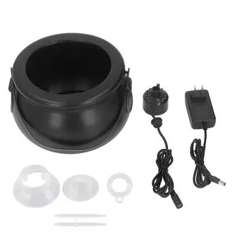 Машина для создания тумана в виде котла из металла и пластика, 12 светодиодов, меняющих цвет, создающих жуткую атмосферу на Хэллоуин