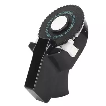 Машина для тиснения этикеток без чернил, простая в эксплуатации, эргономичный дизайн, портативный тиснитель этикеток с чёрный