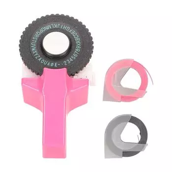 Машина для тиснения этикеток, небольшой портативный эргономичный дизайн, ручной принтер этикеток для скрапбукинга