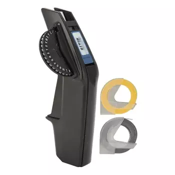 Машина для тиснения этикеток с 2 рулонами ленты, ручная печать прозрачных этикеток 3D, портативная машина для тиснения этикеток W