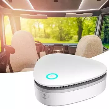 Машина для удаления запахов, очиститель воздуха, беспроводной портативный энергосберегающий малошумный освежитель воздуха для холодильника с запахом дыма белый