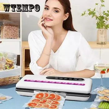 Машина для упаковки пищевых продуктов Машина для хранения свежести Пылесосная маленькая вакуумная машина Упаковочная машина Бытовая коммерческая удобная упаковочная машина белый