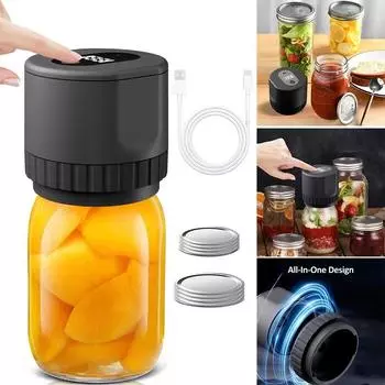 Машина для вакуумной запайки из АБС-пластика с широким горлышком и открывалка для консервных банок с обычным горлом