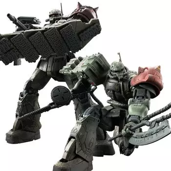 Машина HG Zaku II F типа Leshawn неопознанный тип машины Zaku II Leshawn масштабной пластиковой модели и (Реквием Месть) 1/144 с цветовой кодировкой