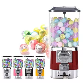 Машина Kurflo Gacha для монет 100 иен, коммерческая капсульная машина Gacha Gacha Body, ретро-капсула для мероприятий Gacha Gacha 100 капсул, подарок красного цвета 450200200 мм красный