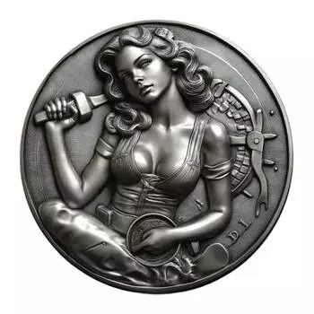 Машинист Женщина Монета Взрослая Монета Вызова Пара Интимность Монета Коллекционная Сексуальный Счастливый Токен Подарок-Прикол для Женщин Мужчин Вечер Свиданий A