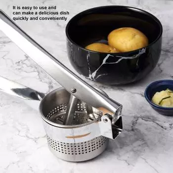 Машинка для картофеля из нержавеющей стали, пресс для фруктов и овощей, дробилка для картофеля, кухонный гаджет, толкушка для картофеля