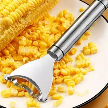Машинка для очистки кукурузы из нержавеющей стали, молотилка для кукурузы, овощечистка для очистки кукурузы, овощечистка для фруктов, овощей, кухонные гаджеты серебряный