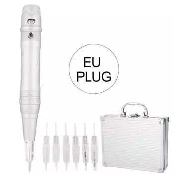 Машинка для перманентного макияжа, бровей, подводки для глаз, губ, татуажа, ручка с портативным выключателем питания EU Plug