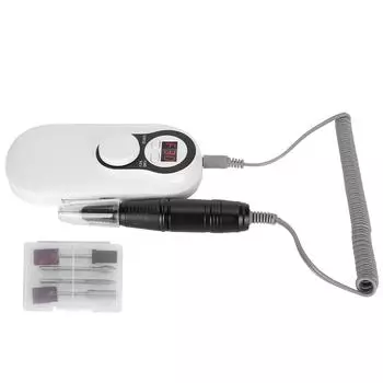 Машинка для полировки ногтей Портативная электрическая дрель для ногтей Перезаряжаемая маникюрная машинка US Plug