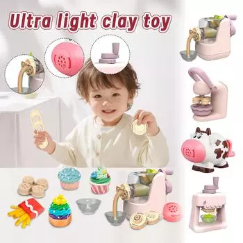 Машинка для приготовления цветной лапши своими руками, сверхлегкая игрушка для детей One Size