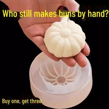 Машинка для приготовления ленивых паровых булочек: Зеленая ручная пресс-форма для домашних макаронных изделий пищевого класса. Sugar buns + steamed buns + cakes, Thick 1 piece