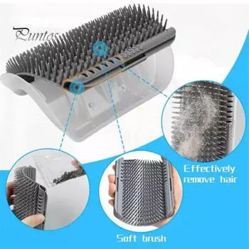 Машинка для самостоятельного ухода за кошками для домашних кошек, когтеточка для кошачьей морды, угловая стена, самостоятельная стрижка, щетка для кошек, массажная щетка для ухода за волосами, идеальный инструмент для массажа царапин на долгое время 1pc р