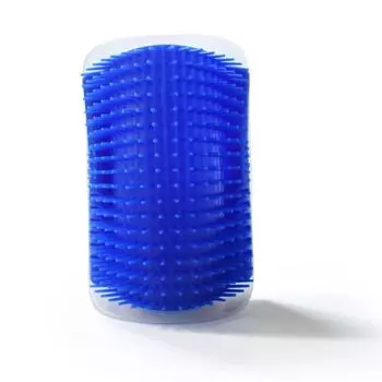 Машинка для самостоятельного ухода за кошками с кошачьей мятой, мягкая угловая массажная щетка для кошек, расческа для кошек, растирает лицо щекочущей расческой, товары для ухода за домашними животными чёрный