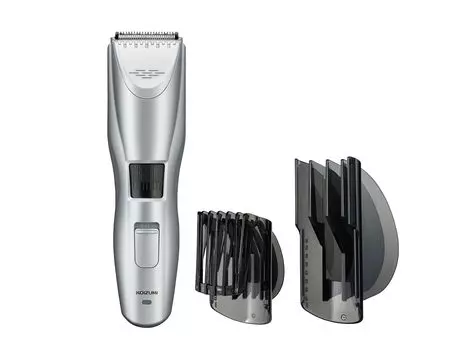 Машинка для стрижки Koizumi Hair Length 70 Silver, аккумуляторная, с питанием от сети переменного тока, регулировка, уровни, можно мыть, KHB-0911/S