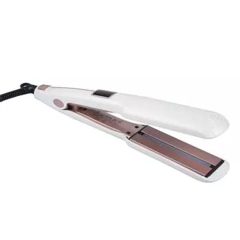 Машинка для стрижки кукурузы с регулируемой температурой, широкая пластинчатая железная пушистая электрическая машинка для стрижки кукурузы EU Plug чёрный