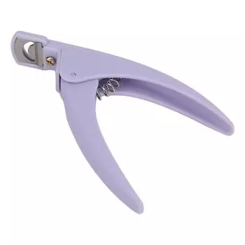 Машинка для стрижки ногтей, маникюрная резак для кончиков ногтей, прочный простой в эксплуатации триммер для накладных ногтей для DIY фиолетовый