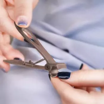 Машинка для стрижки ногтей Многофункциональная с широкими зубьями Удобные толстые ногти с широким раскрытием челюсти Сверхмощный серый