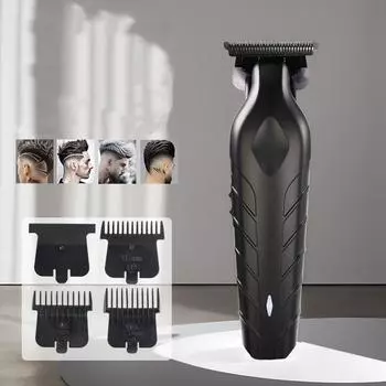 Машинка для стрижки волос, электрическая машинка для стрижки лысых волос, электрическая машинка для стрижки волос высокой мощности, мужская специальная машинка для бритья и карвинга чёрный
