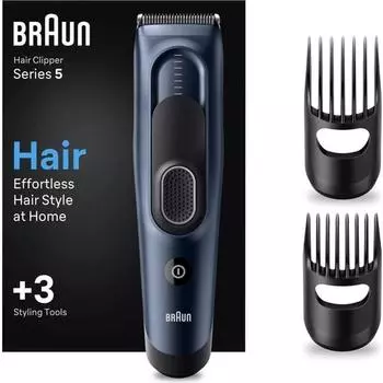Машинка для стрижки волос Braun Series 5 HC5350 для мужчин с 17 настройками длины