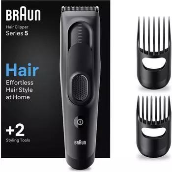 Машинка для стрижки волос Braun Series 5 HC5330 для мужчин с 17 настройками длины