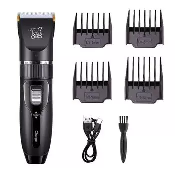 Машинка для стрижки волос для домашних животных, машинка для стрижки волос, малошумная машинка для стрижки волос для собак, кошек, кроликов, резак для детских волос золотистый