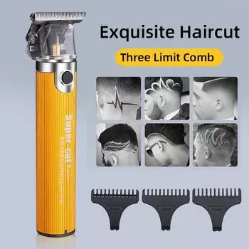 Машинка для стрижки волос Oil Head Bald Head Electric Hair Clipper Машинка для стрижки волос Carving Modeling Professional Electric Hair Clipper Black