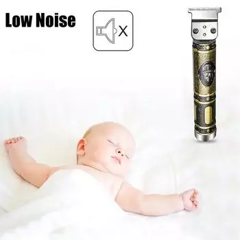 Машинка для стрижки волос, резной Будда, винтажный электрический перезаряжаемый триммер для стрижки, набор машинок для стрижки волос Bronze