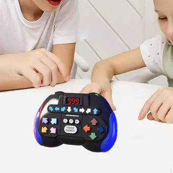 Машинка для танца пальцами с подсветкой Игрушка Быстрая игра-толчок синий