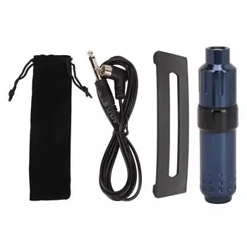 Машинка для татуировки RCA, алюминиевый сплав, ручка для татуировки, профессиональная вращающаяся ручка для татуировки с синий