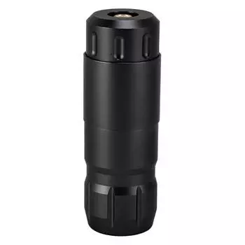 Машинка для татуировки с интерфейсом RCA, мини-роторная ручка с зажимным шнуром, ход 4 мм, картриджи 12 В, 12000 об/мин чёрный