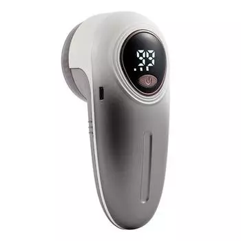 Машинка для удаления катышков перезаряжаемая 6-лезвийная машинка для стрижки ткани LED-дисплей дефаззер для свитера для шерсти кашемира одеяла шторы дивана чёрный