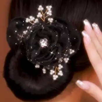 Машинка для завивки волос с цветочным рисунком, ленивые бигуди для волос, ловкая булочка, твистер, длинные волосы, легкий и быстрый инструмент для скручивания волос, аксессуары для женщин и девочек A