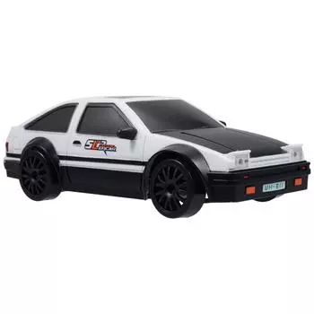 Машинка с дистанционным управлением, 2,4 ГГц 1:24-масштабный полноприводный дрифт-автомобиль со светодиодными фарами, гоночными шинами и 3 2 battery белый