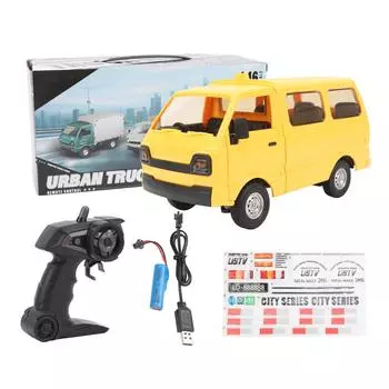 Машинка с дистанционным управлением со светом и звуком, двухдверная детская игрушечная машинка, интерактивная обучающая машинка с дистанционным управлением