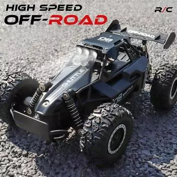 Машинка с дистанционным управлением, вездеходная машина с дистанционным управлением для мальчика, 2,4 ГГц машина с перезаряжаемыми батареями, 1:16 Масштаб RC Игрушки синий