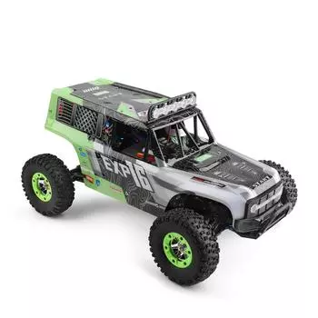 Машинка с дистанционным управлением WLtoys, 1:12 4WD Внедорожный гусеничный автомобиль со светодиодными фонарями 2 перезаряжаемые -2 красный