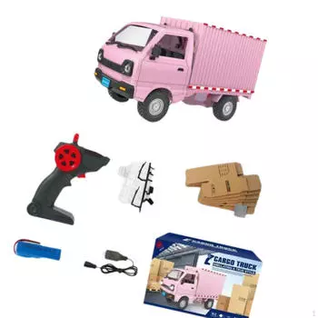 Машинка управления 1/16, Детский игрушечный грузовик, Светящиеся подарки, Игра на координацию розовый