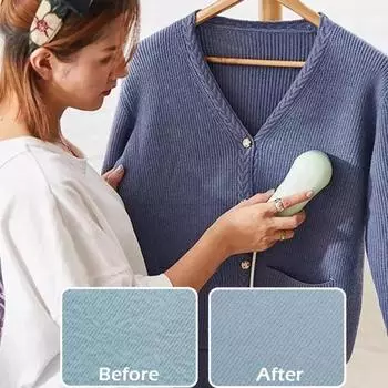 Машинки для стрижки диванов Мощные триммеры Розетка для одежды USB. Средство для удаления ворса с одежды зелёный